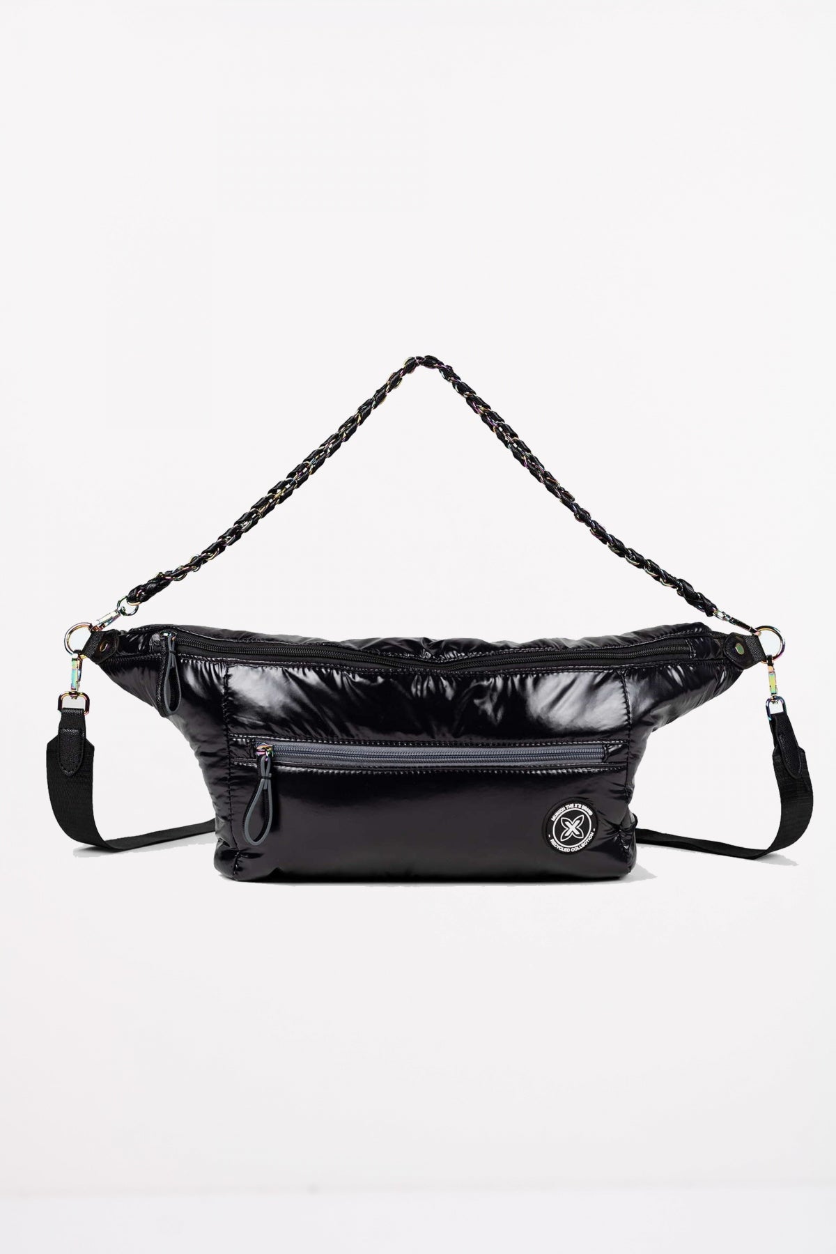 MUNICH GLOSS RECYCLED FANNYPACK X en color NEGRO (1)