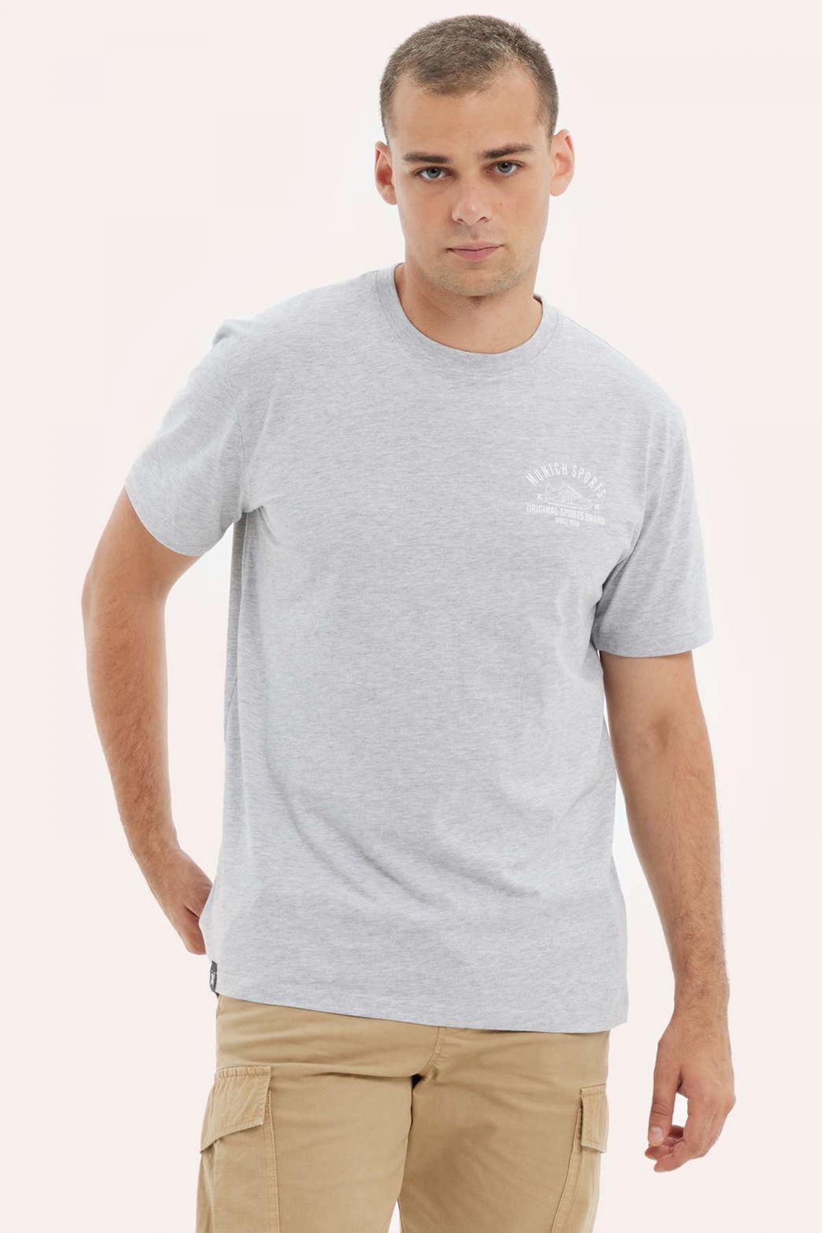 MUNICH T-SHIRT ATHLETICS en color GRIS  (1)