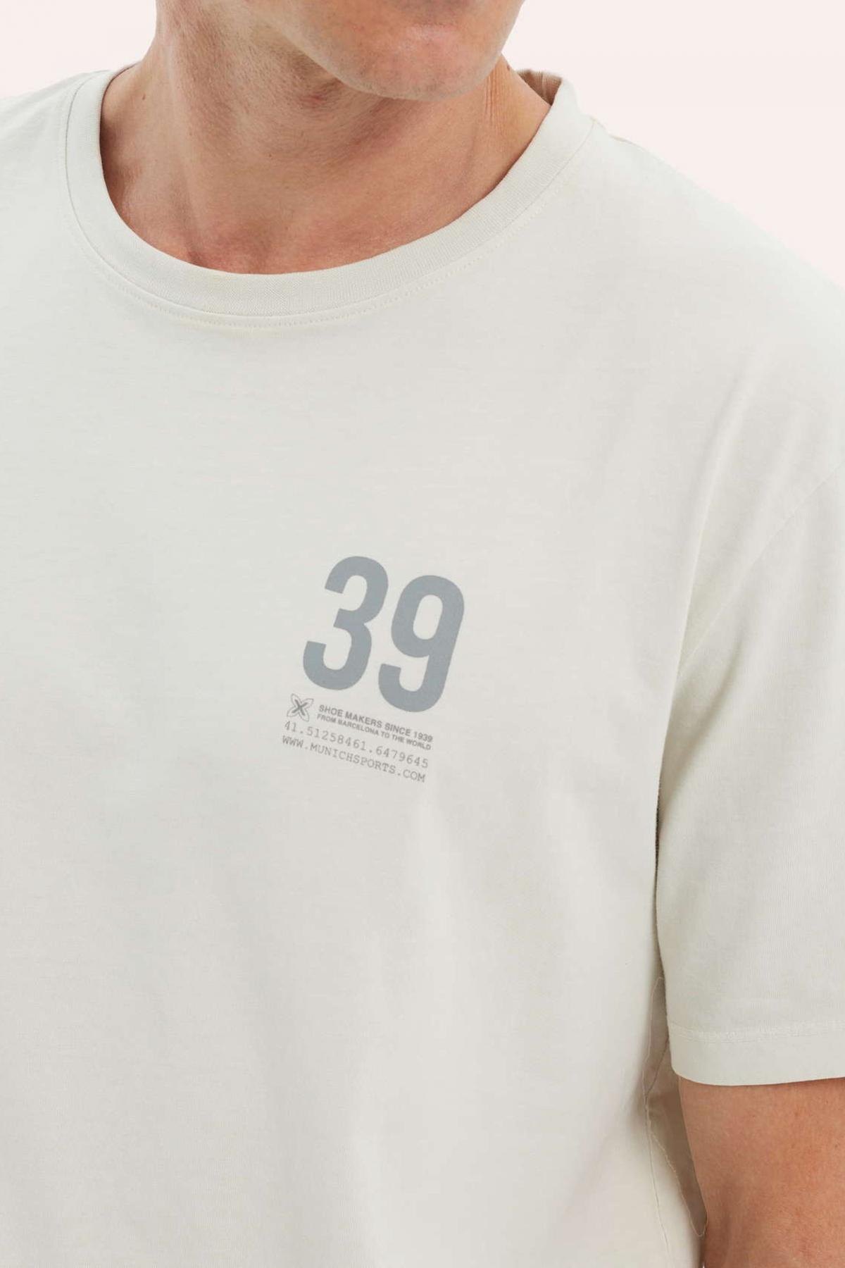 MUNICH T-SHIRT TIMELINE en color BLANCO  (3)