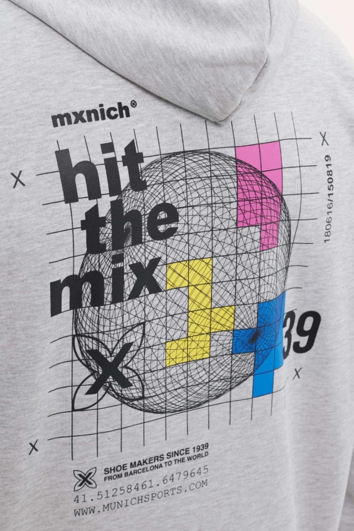 MUNICH HOODIE SPACE en color GRIS (4)