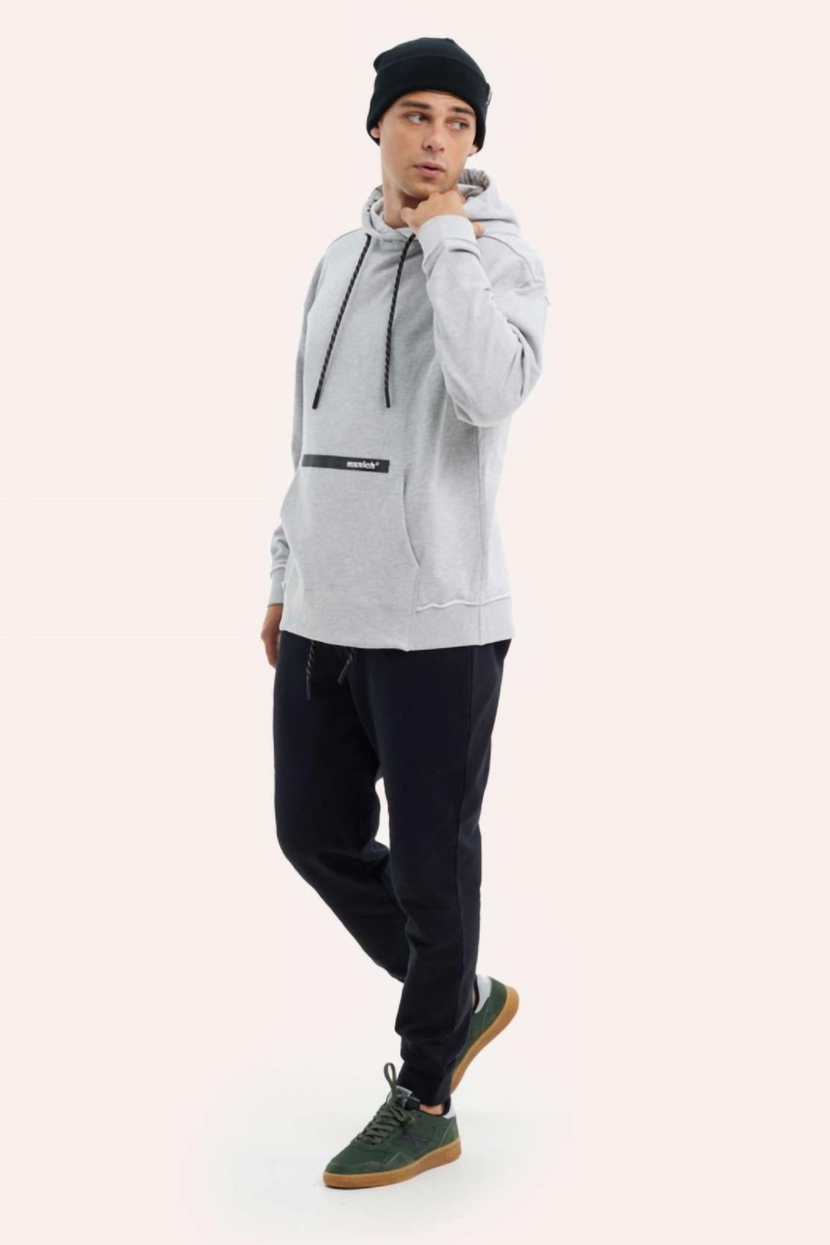 MUNICH HOODIE SPACE en color GRIS (5)