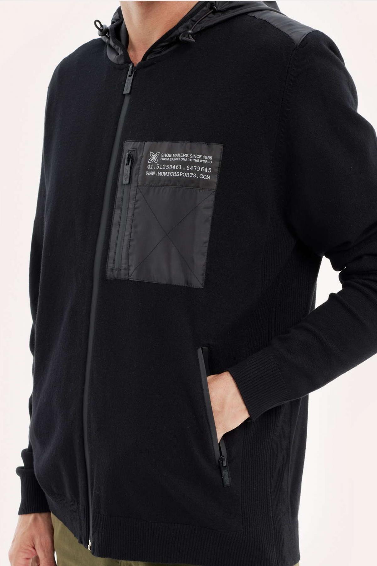 MUNICH CARDIGAN BARI en color NEGRO (1)