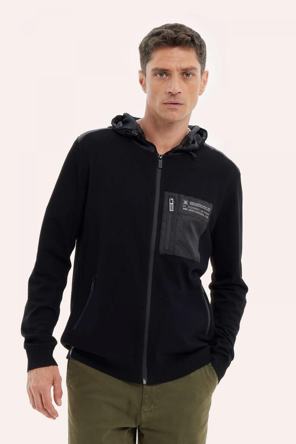 MUNICH CARDIGAN BARI en color NEGRO (2)