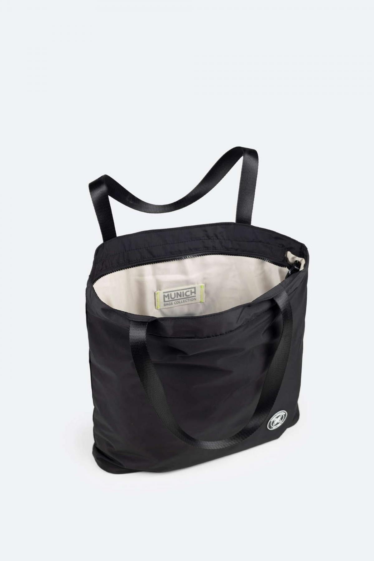 MUNICH SHALLOW TOTE BACKPACK en color NEGRO (3)
