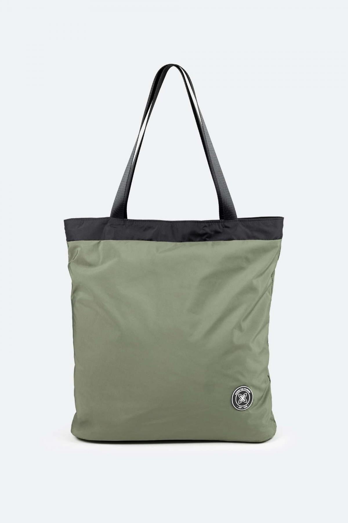 MUNICH SHALLOW TOTE BACKPACK en color VERDE (1)