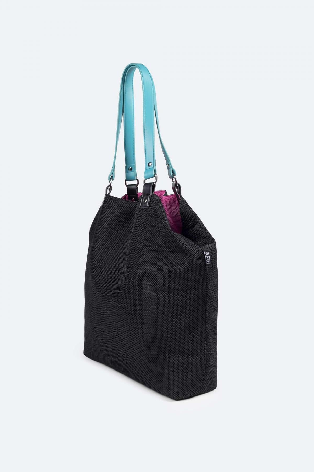 MUNICH GOGO SPIN REVERSIBLE TOTE en color NEGRO (2)