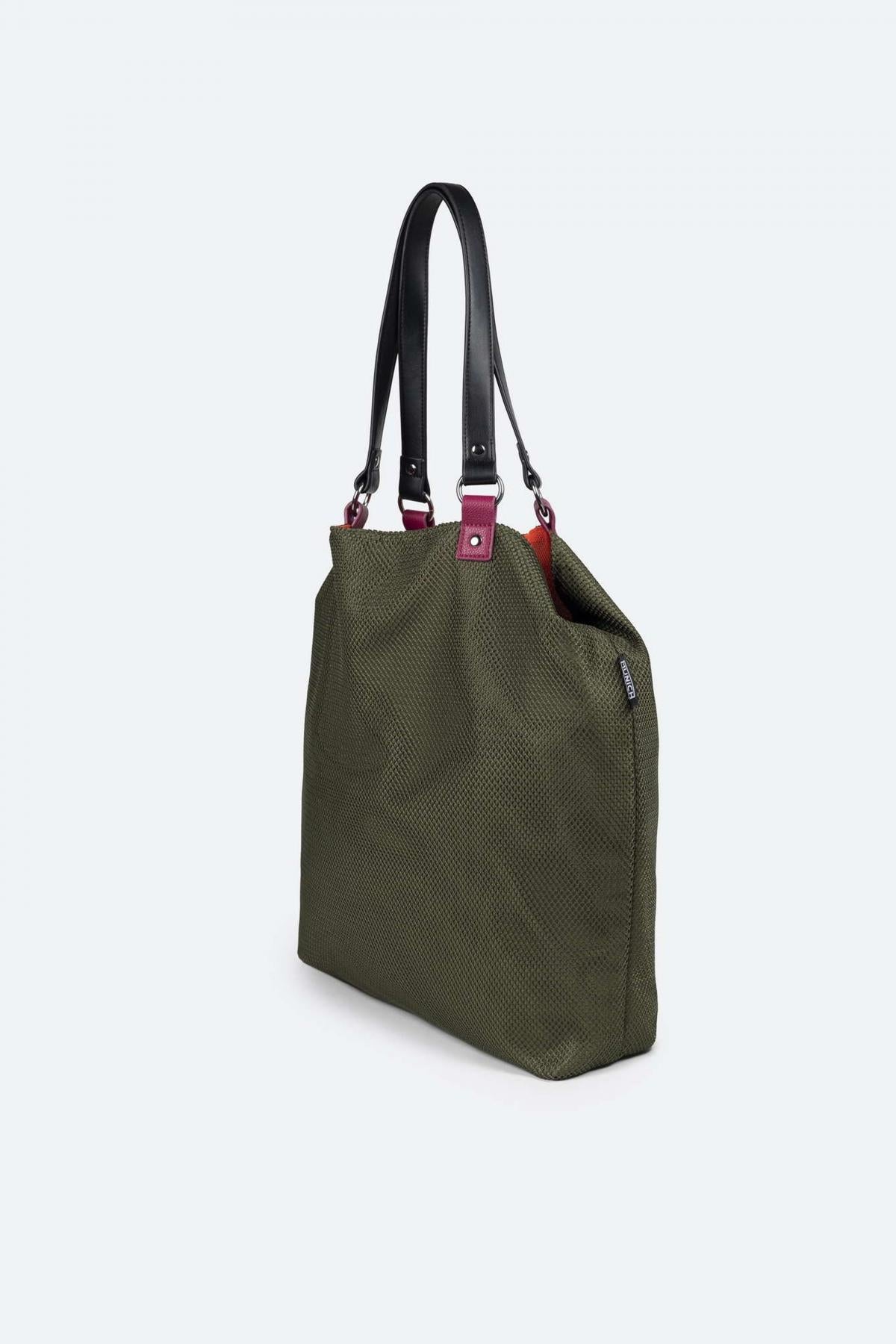 MUNICH GOGO SPIN REVERSIBLE TOTE en color VERDE (2)