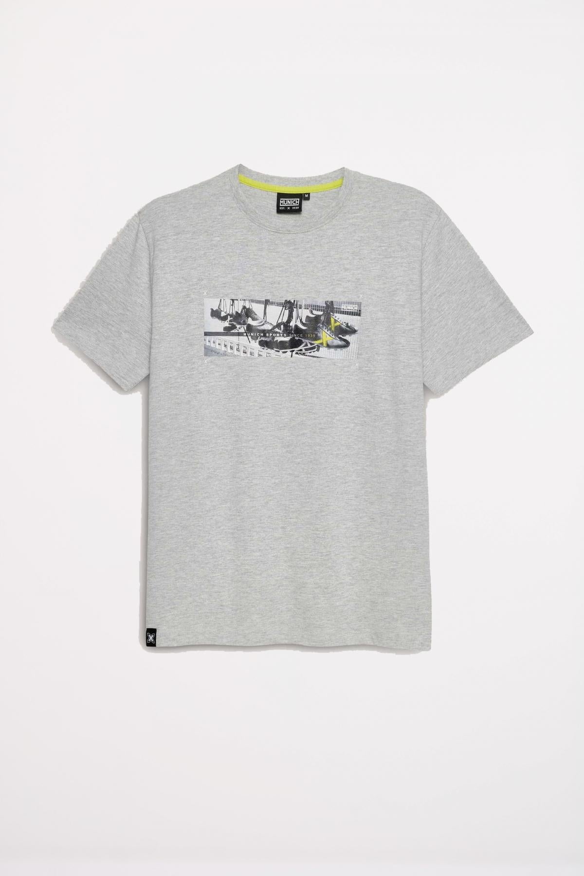 MUNICH REGULAR T-SHIRT STADIUM en color GRIS (1)