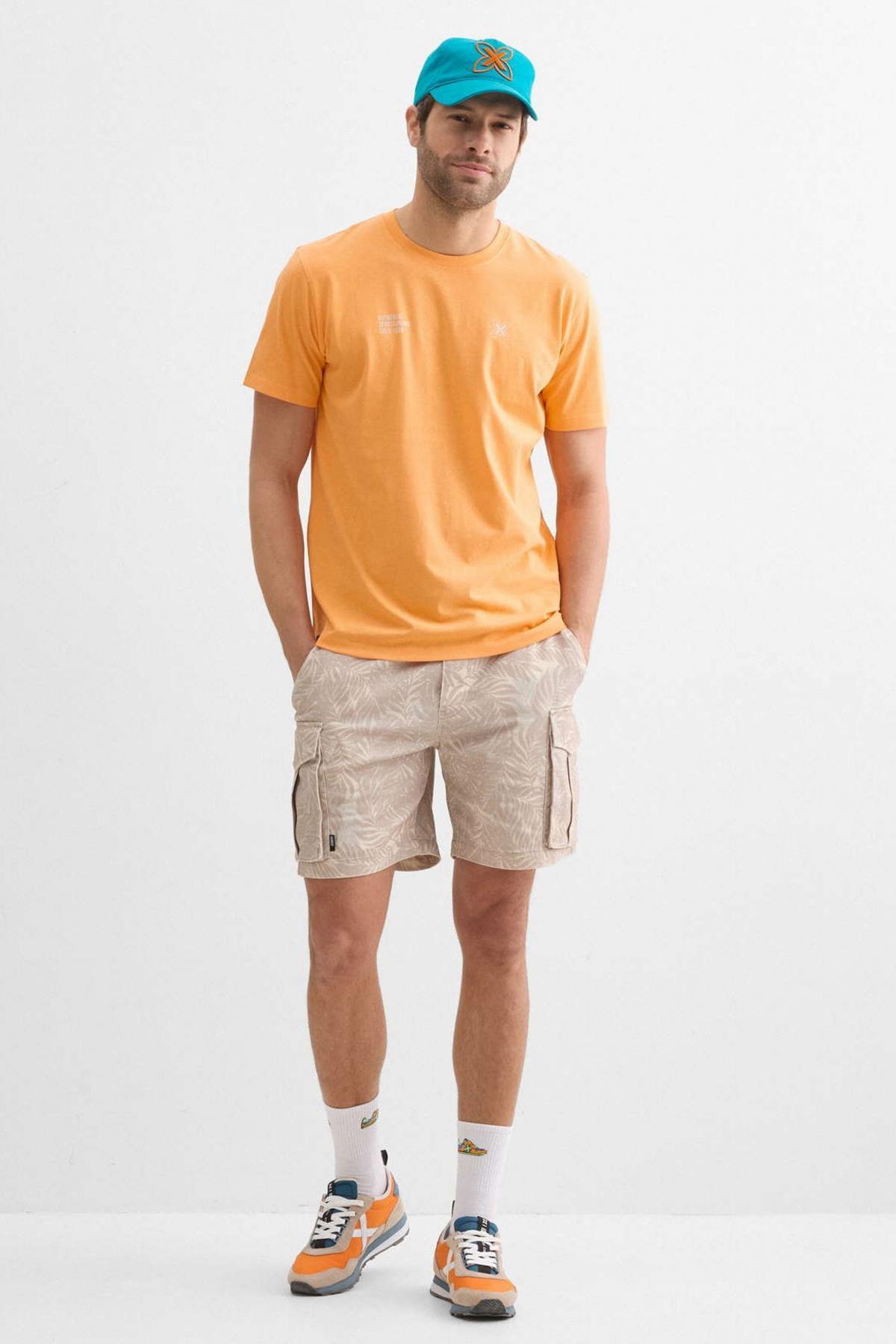 MUNICH REGULAR T-SHIRT MASSANA en color NARANJA (4)