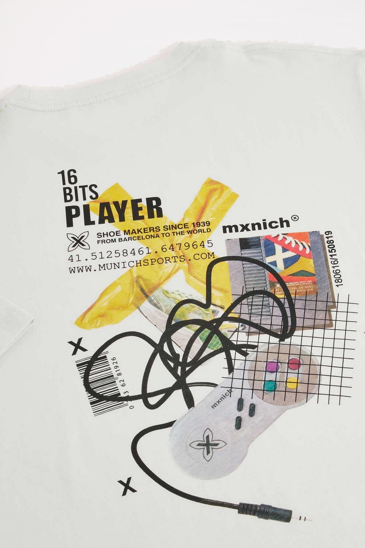 MUNICH OVERSIZE T-SHIRT GAMER en color BLANCO (4)