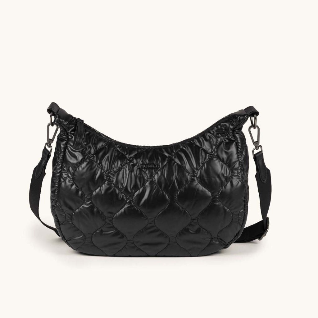 MUNICH COVER FW CROSSBODY HOBO en color NEGRO (5)