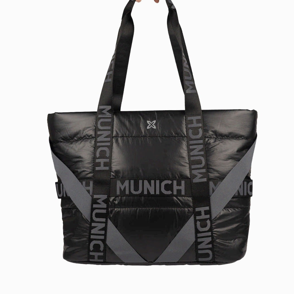 MUNICH M GLOSSY SHOPPER en color NEGRO (6)
