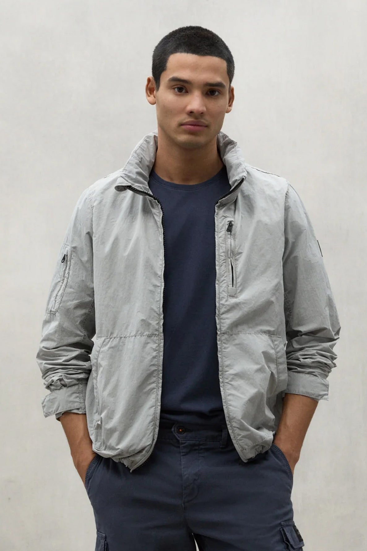 ECOALF RIGIALF JACKET en color GRIS  (1)