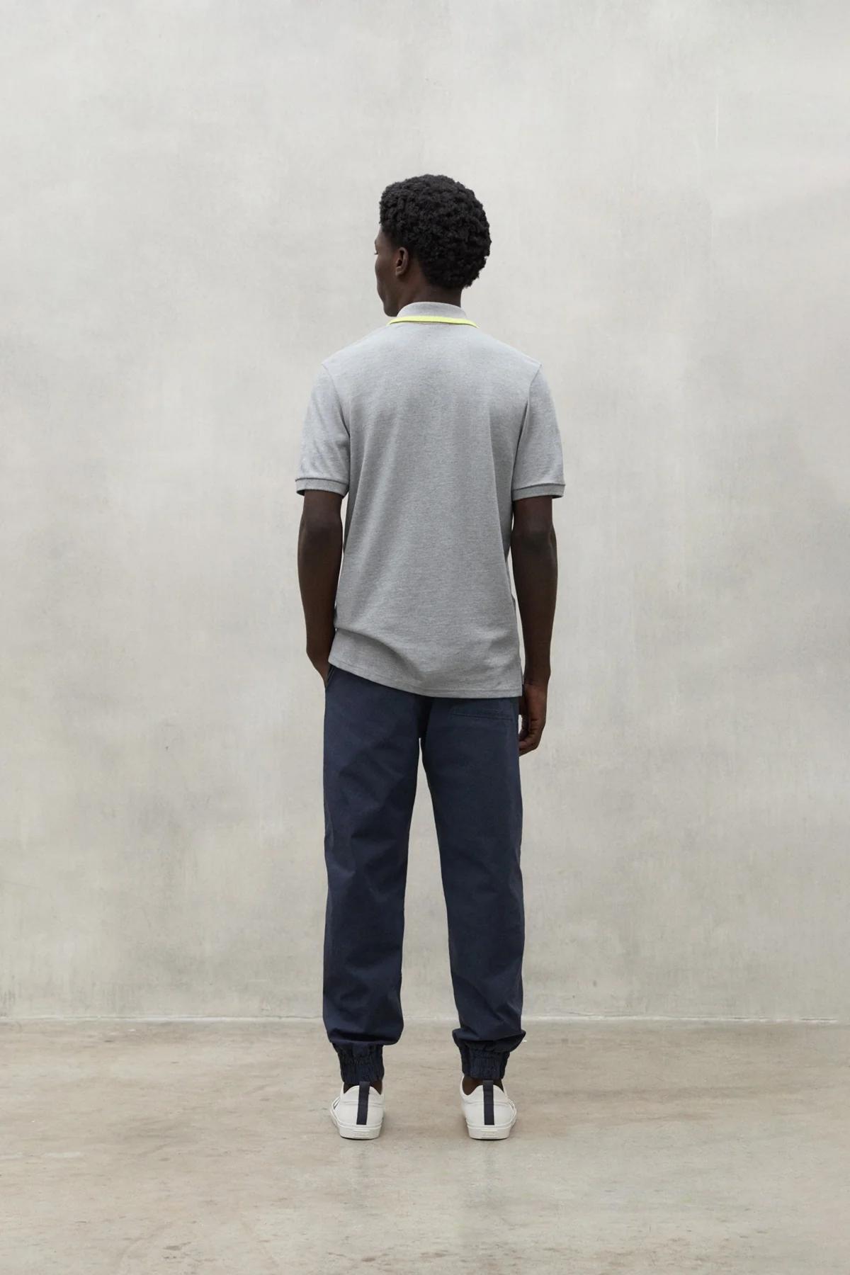 ECOALF RAYANALF POLO en color GRIS (3)