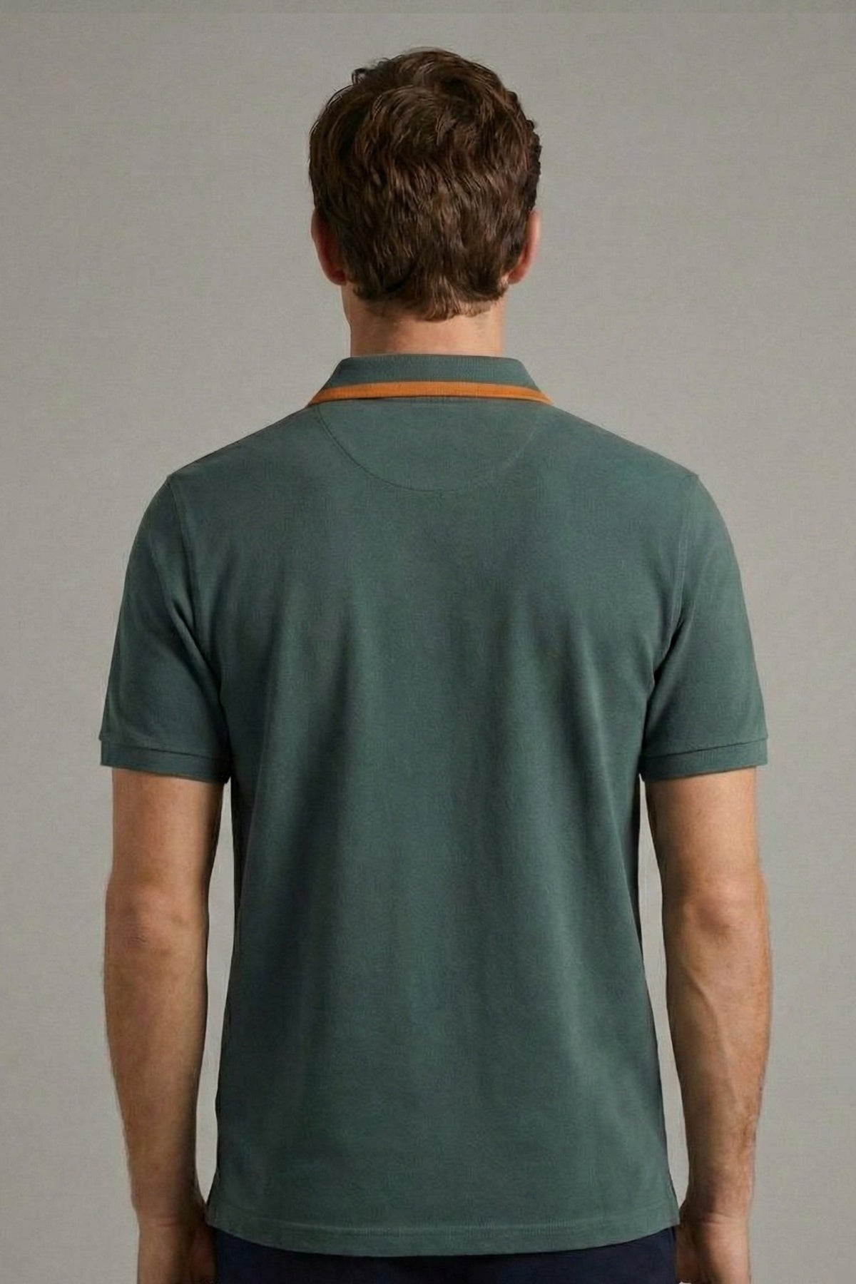 ECOALF RAYANALF POLO en color VERDE (3)