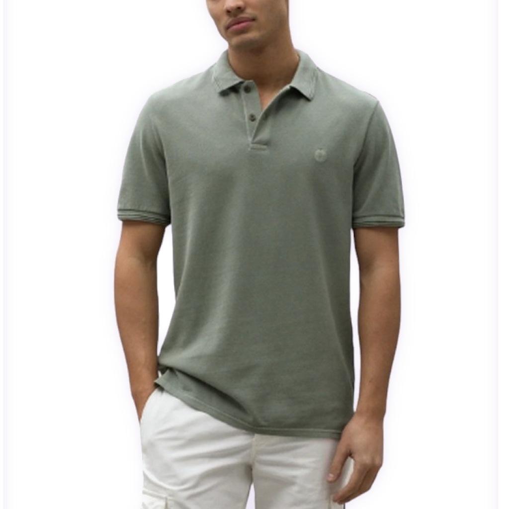 ECOALF ANOALF BECAUSE POLO en color VERDE (1)