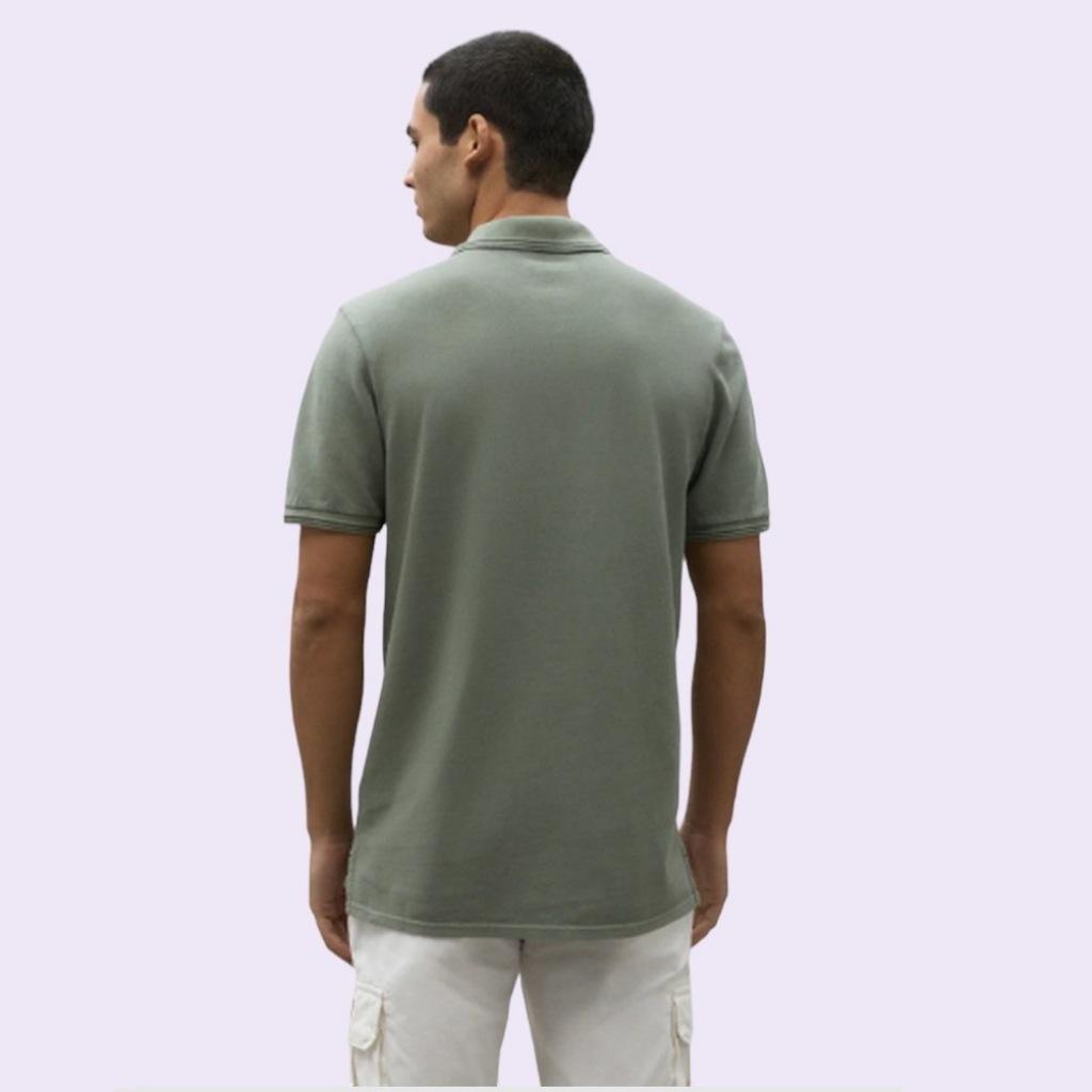 ECOALF ANOALF BECAUSE POLO en color VERDE (3)