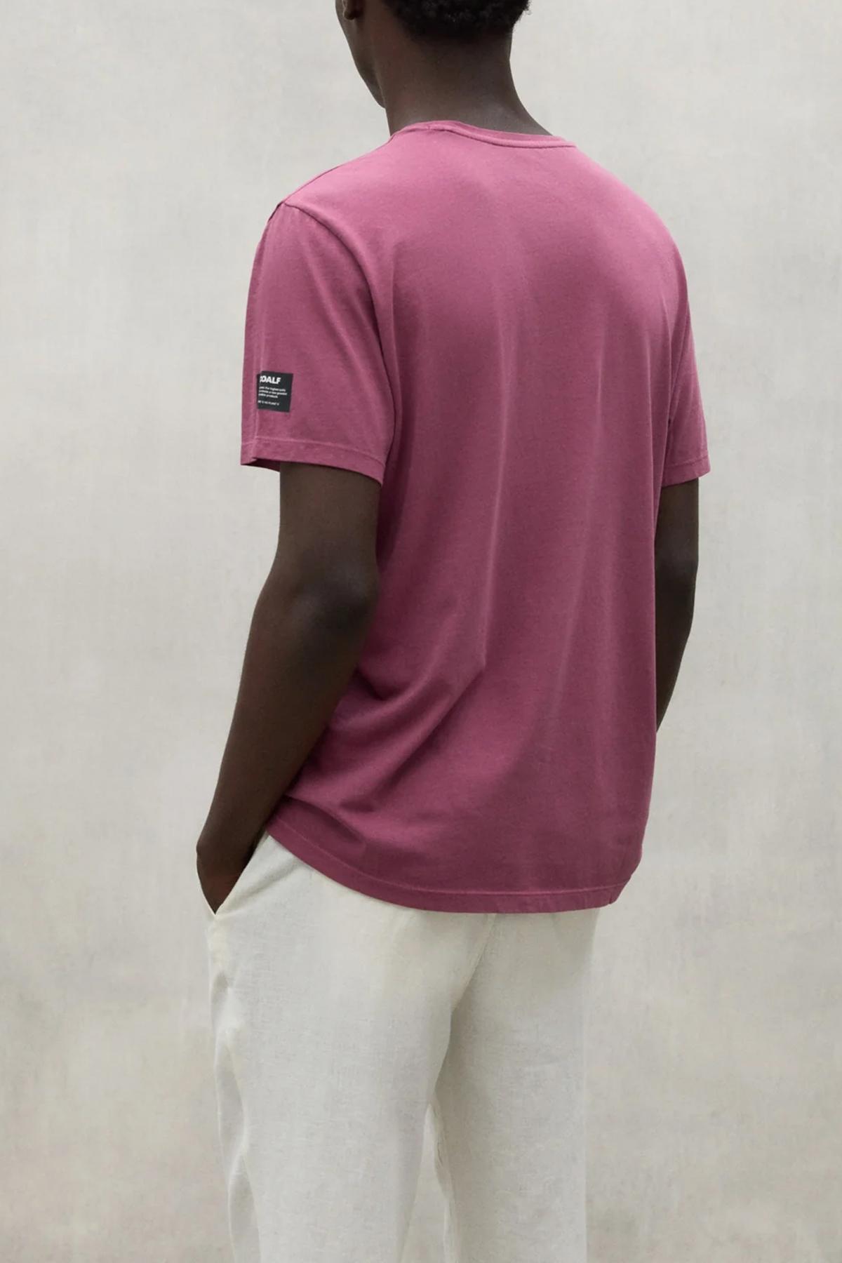 ECOALF VENTALF T-SHIRT en color BURDEOS (3)
