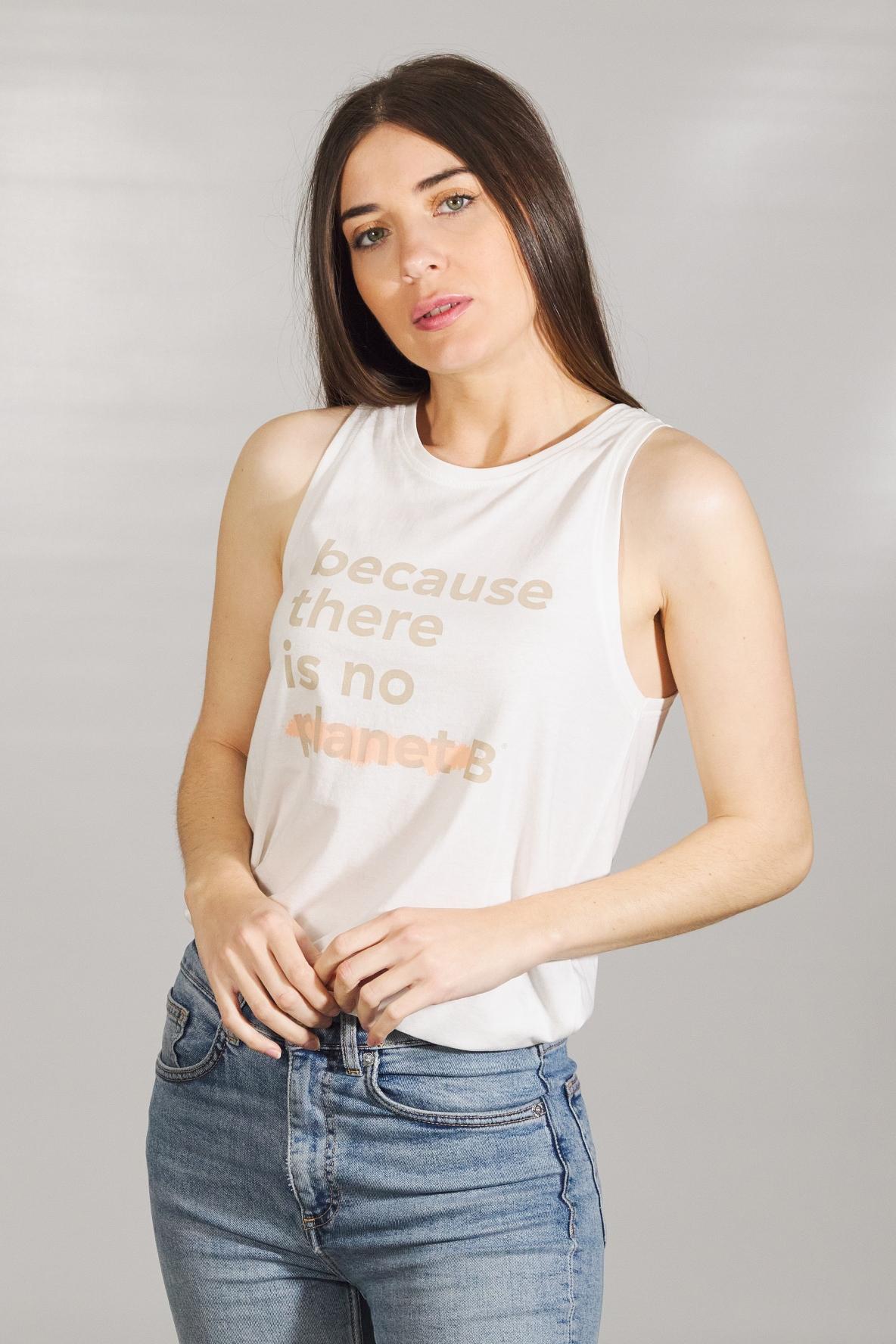 ECOALF UNDERLINEDALF T-SHIR en color BLANCO (1)