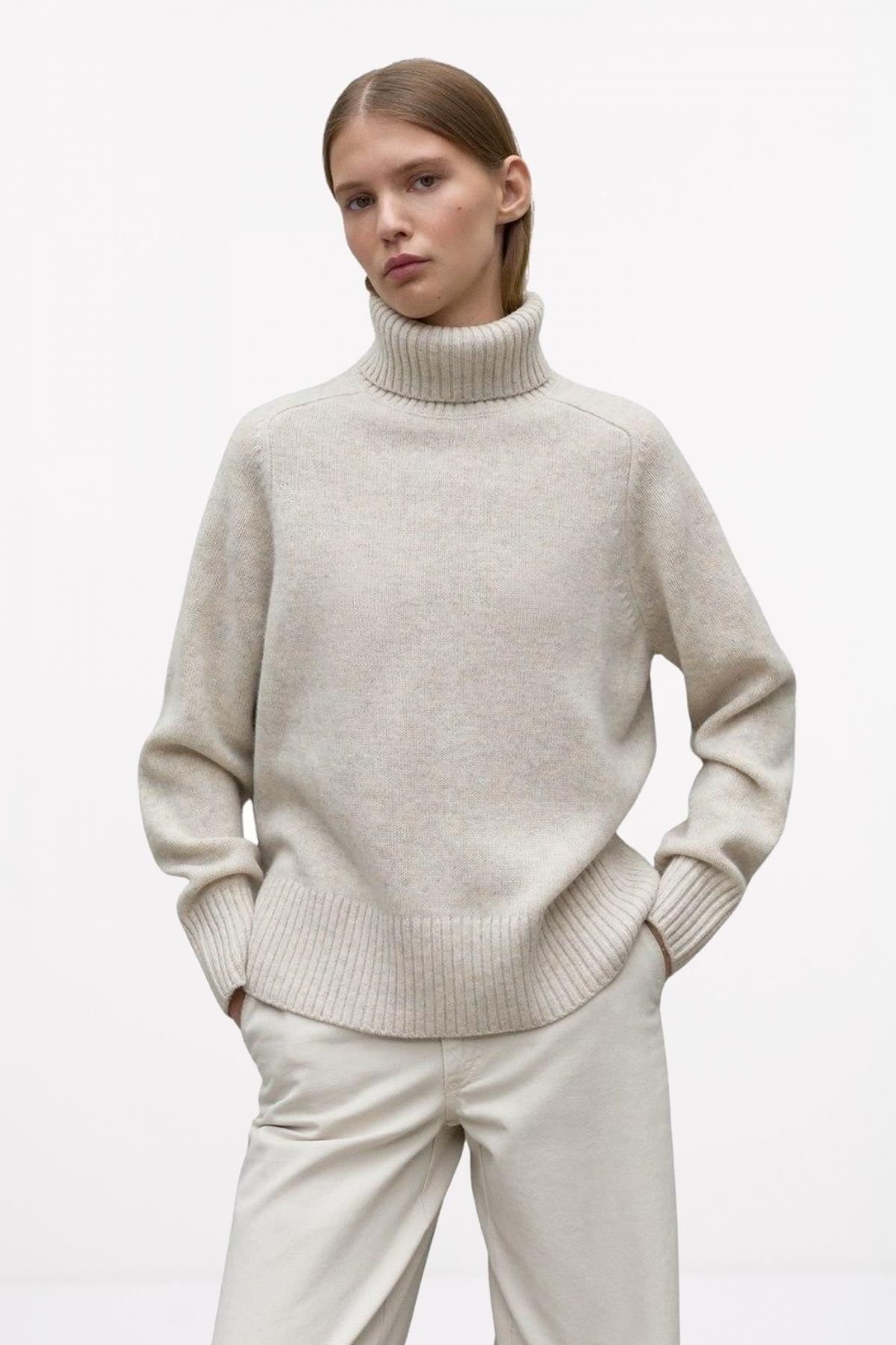 ECOALF CAQUIALF KNIT en color BEIS (1)
