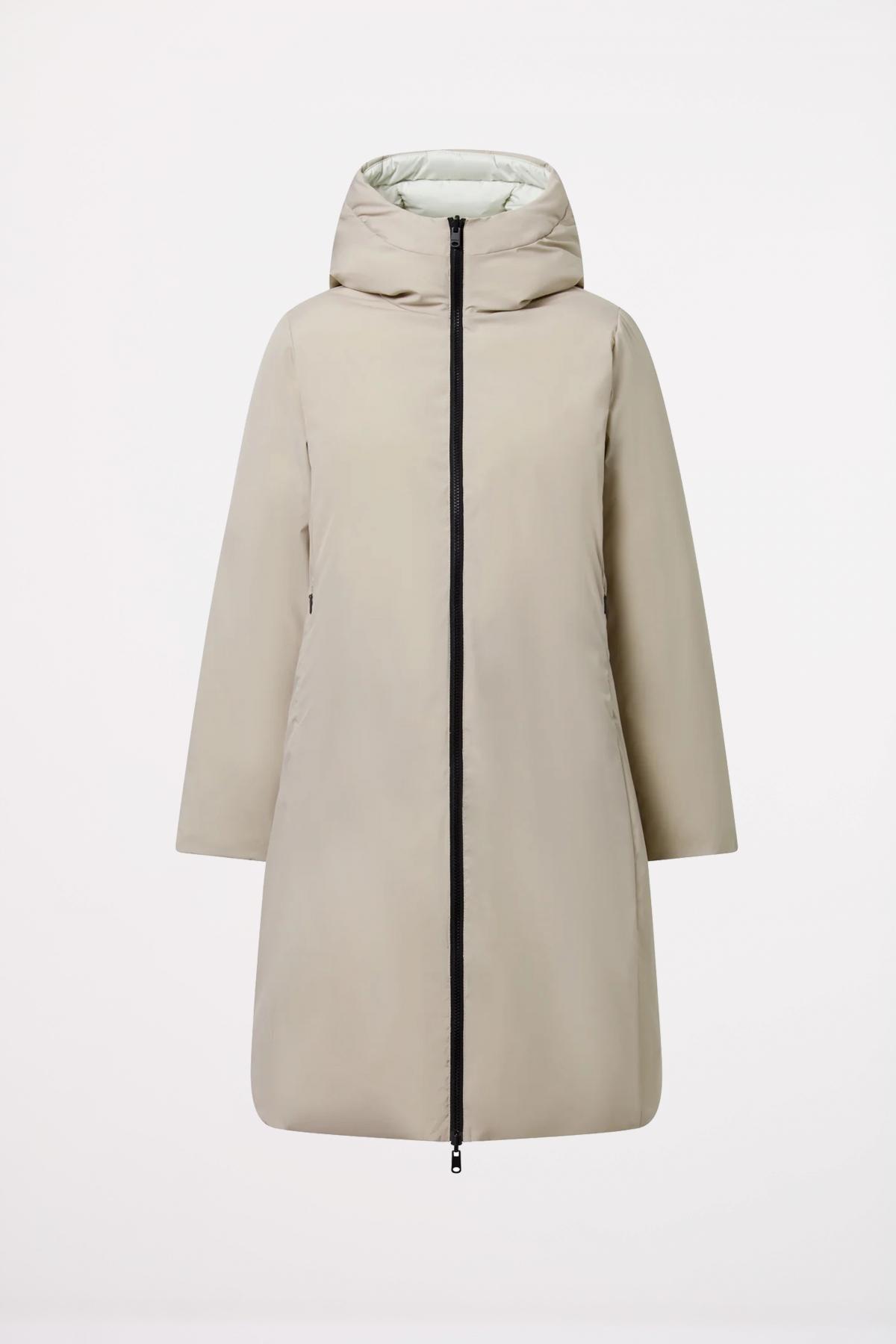 ECOALF BARU REVERSIBLE en color MARRON CLARO (2)