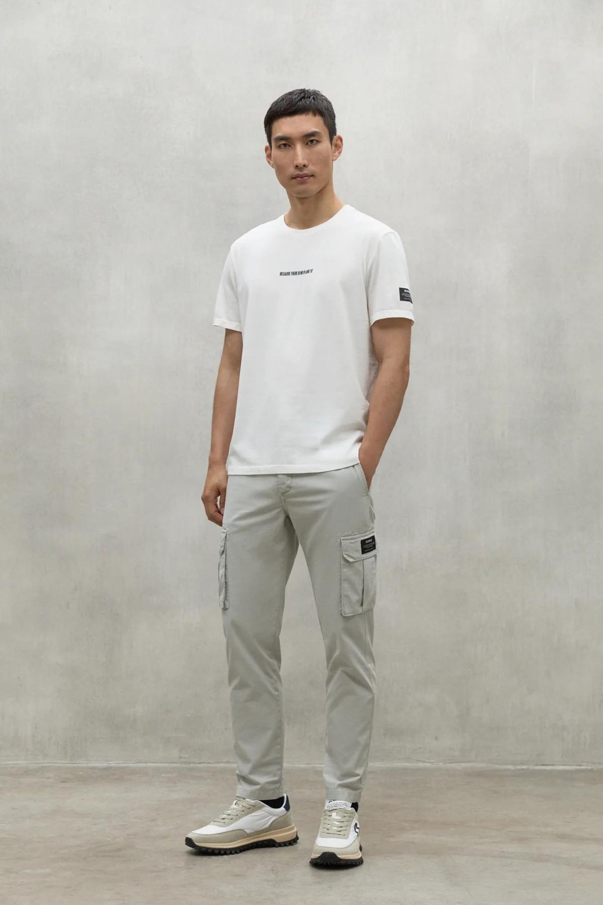 ECOALF ALMER ALF TSHIRT en color BLANCO (4)