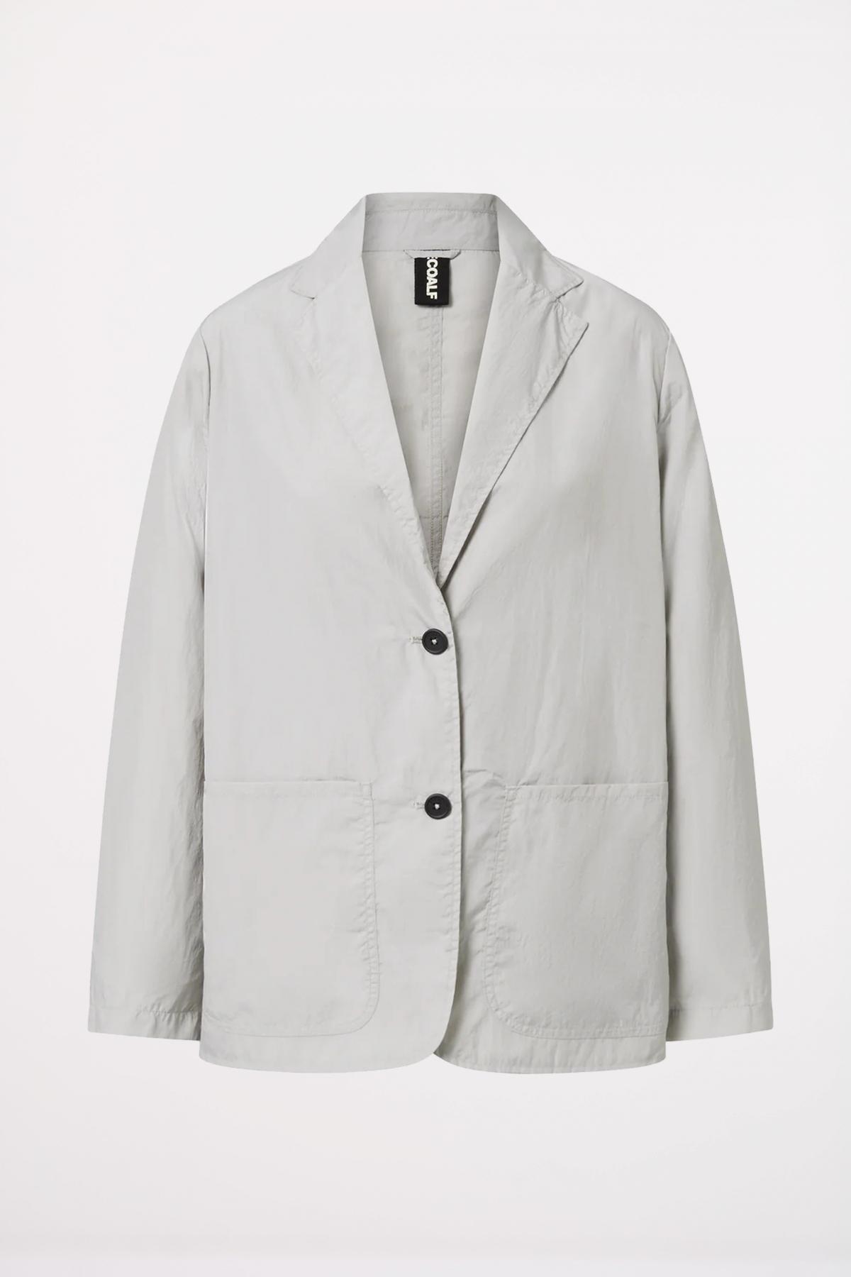 ECOALF SOLAROALF JACKET WOMAN en color GRIS (2)