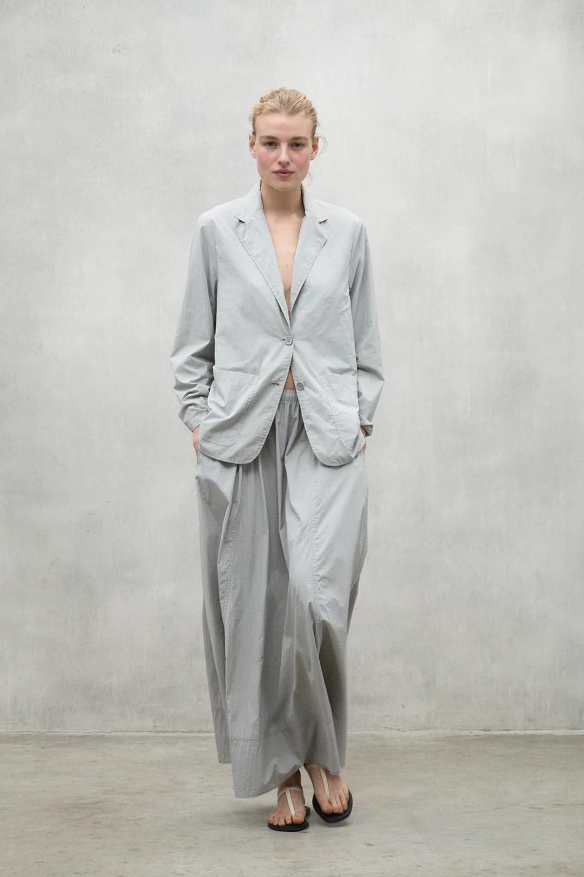 ECOALF SOLAROALF JACKET WOMAN en color GRIS (4)