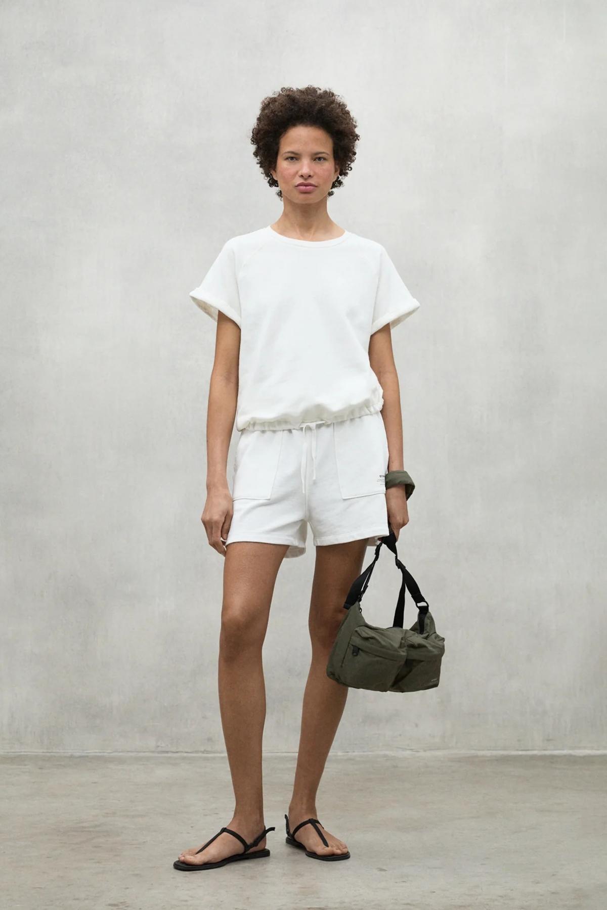 ECOALF NESSALF SHORTS WOMAN en color BLANCO (4)