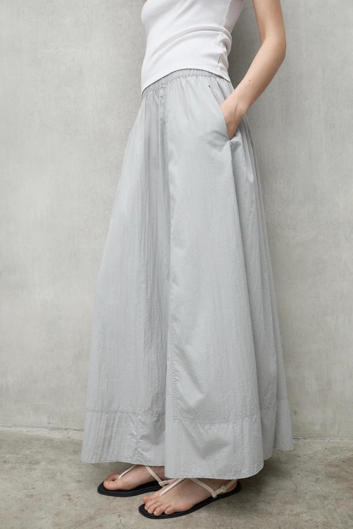 ECOALF PIRITA SKIRT en color GRIS (1)