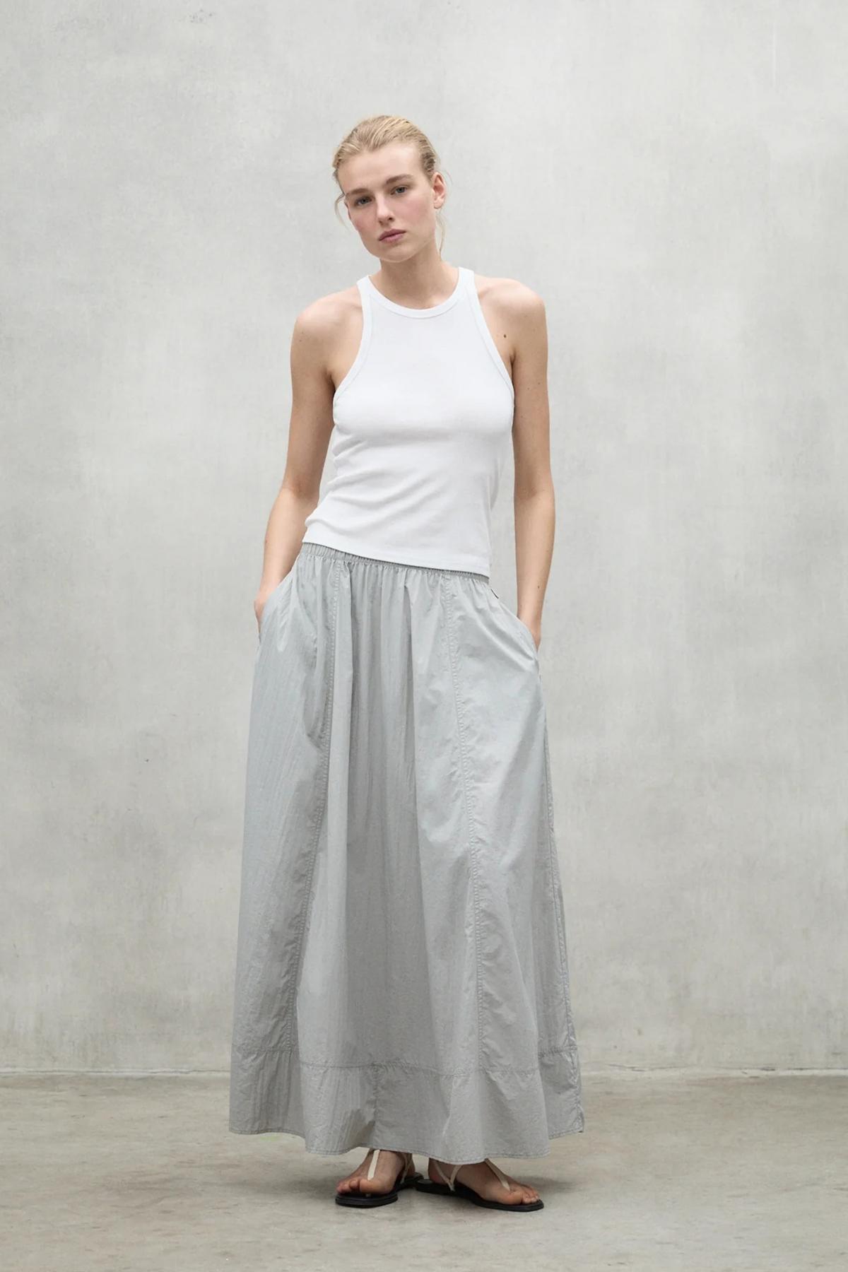ECOALF PIRITA SKIRT en color GRIS (4)