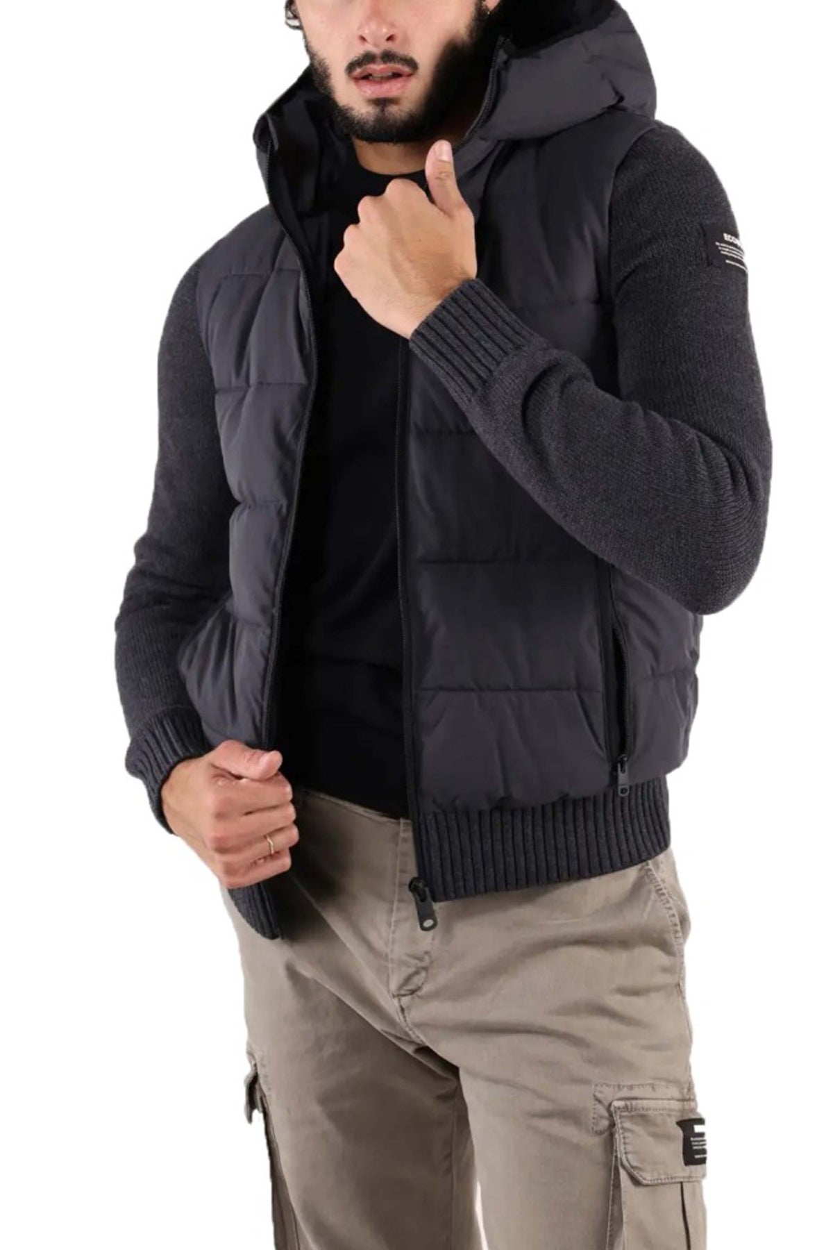ECOALF BALE HYBRID en color GRIS (1)