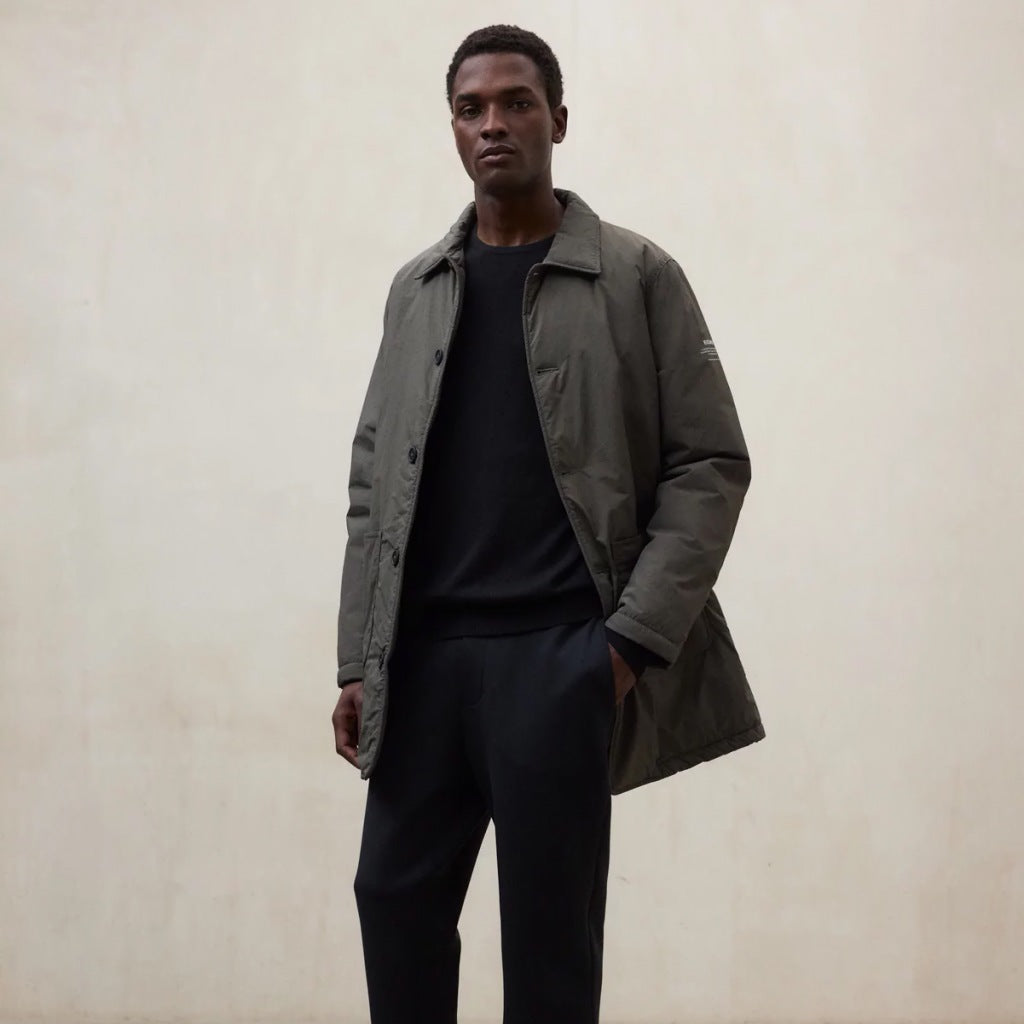 ECOALF ANCUA LONG JACKET M en color VERDE (6)