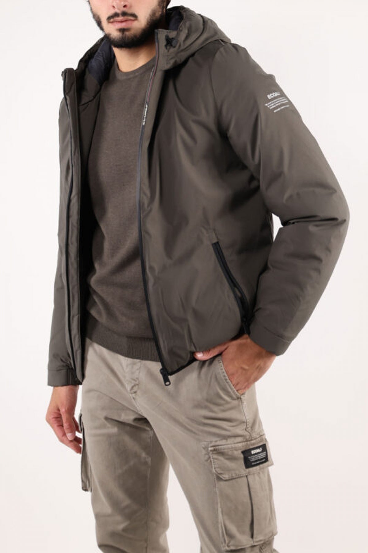 ECOALF CARTES JACKET en color VERDE (1)