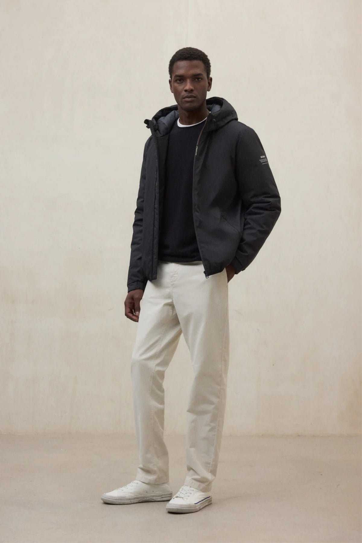 ECOALF CARTES JACKET en color NEGRO (4)