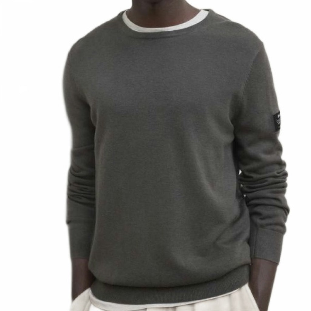ECOALF MCMGAKNBAYON BAYONA KNIT MAN en color GRIS (4)