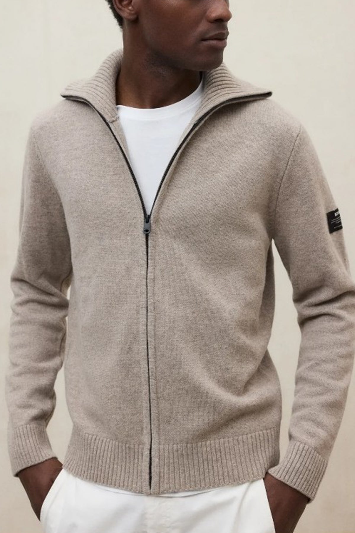 ECOALF SASA KNIT en color BEIS (1)