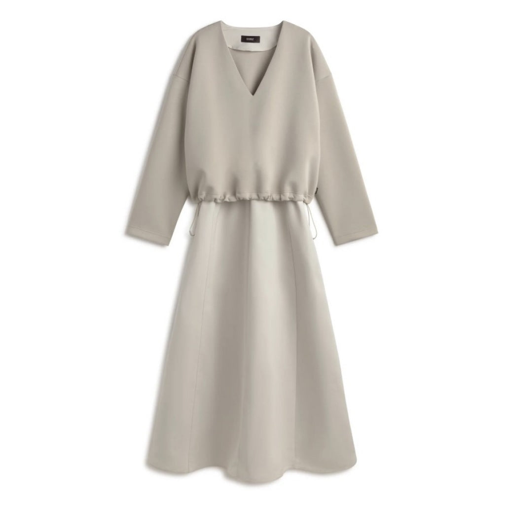 ECOALF ELODIE DRESS en color GRIS (5)