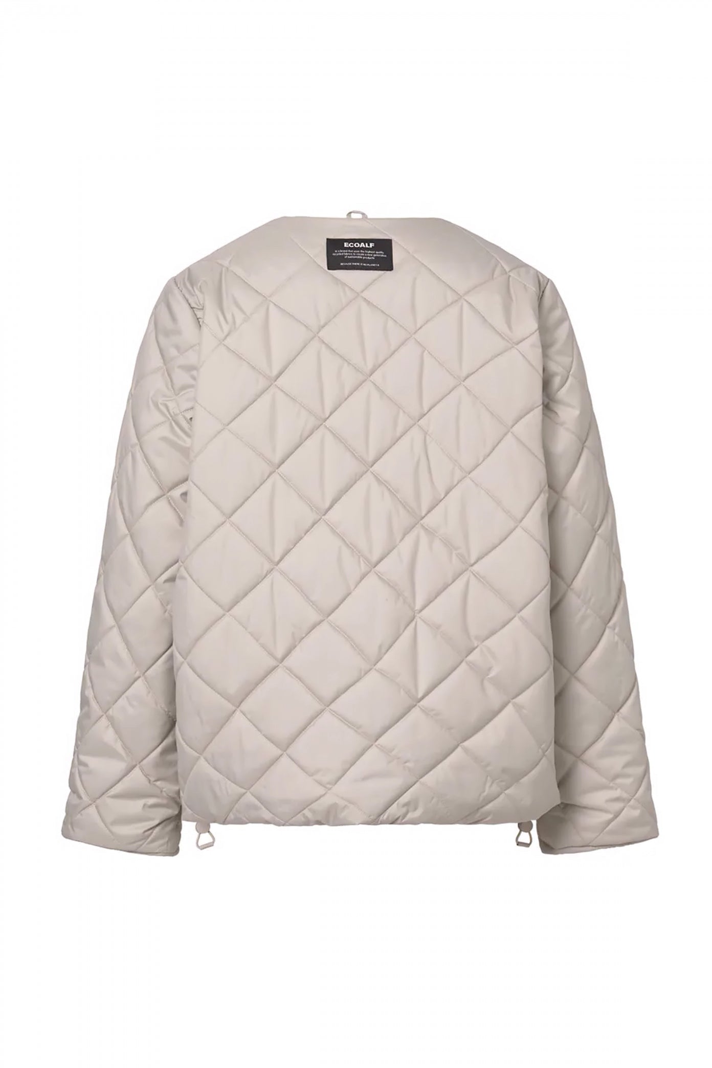 ECOALF GERES JACKET WOMAN en color BEIS (4)