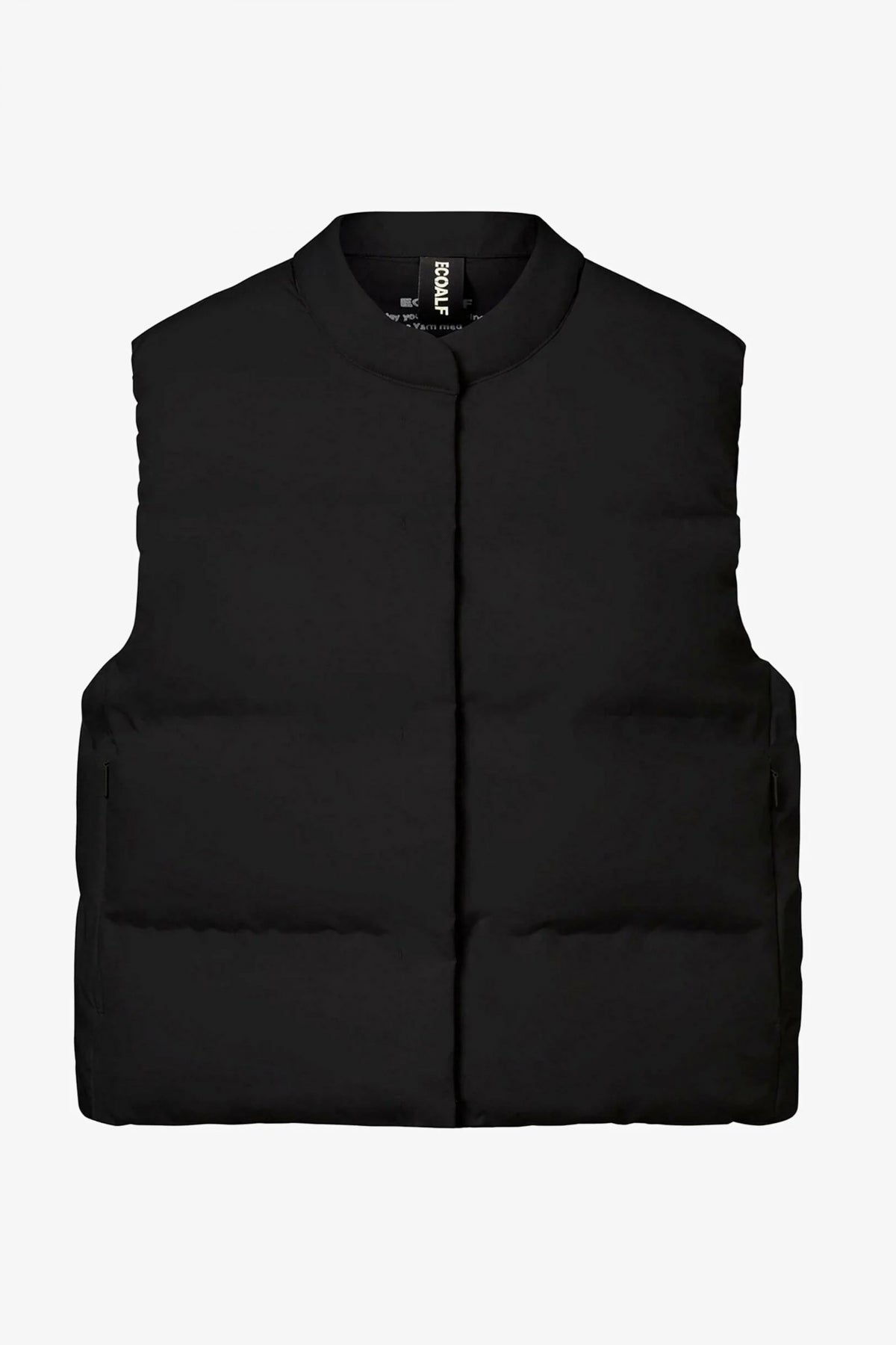 ECOALF POUNCE VEST en color NEGRO (2)