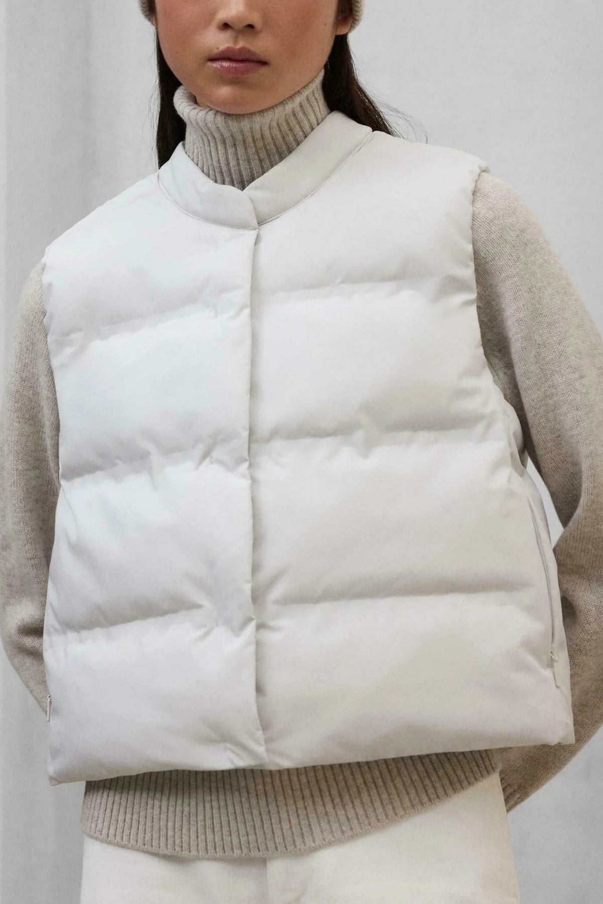 ECOALF POUNCE VEST en color BLANCO (1)
