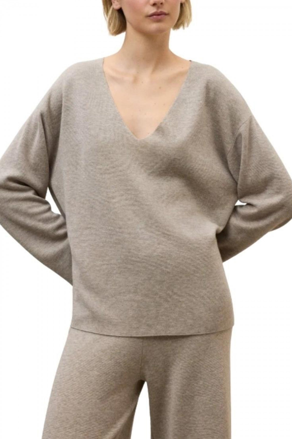 ECOALF BEGONIA KNIT en color BEIS (1)