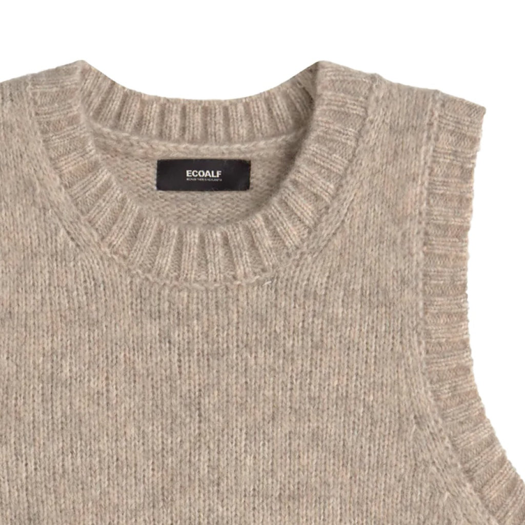 ECOALF MAPLE KNIT WOMAN en color BEIS (4)