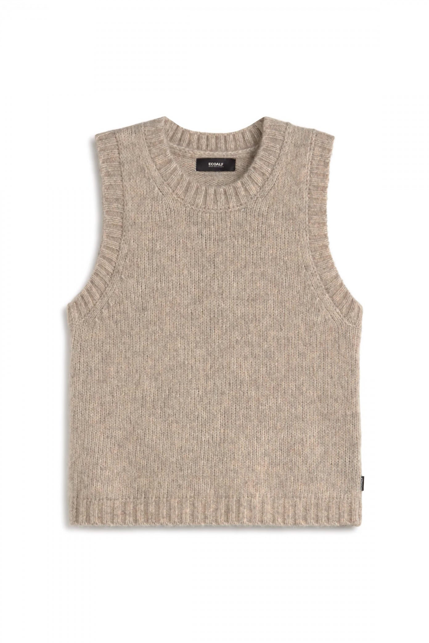 ECOALF MAPLE KNIT WOMAN en color BEIS (1)