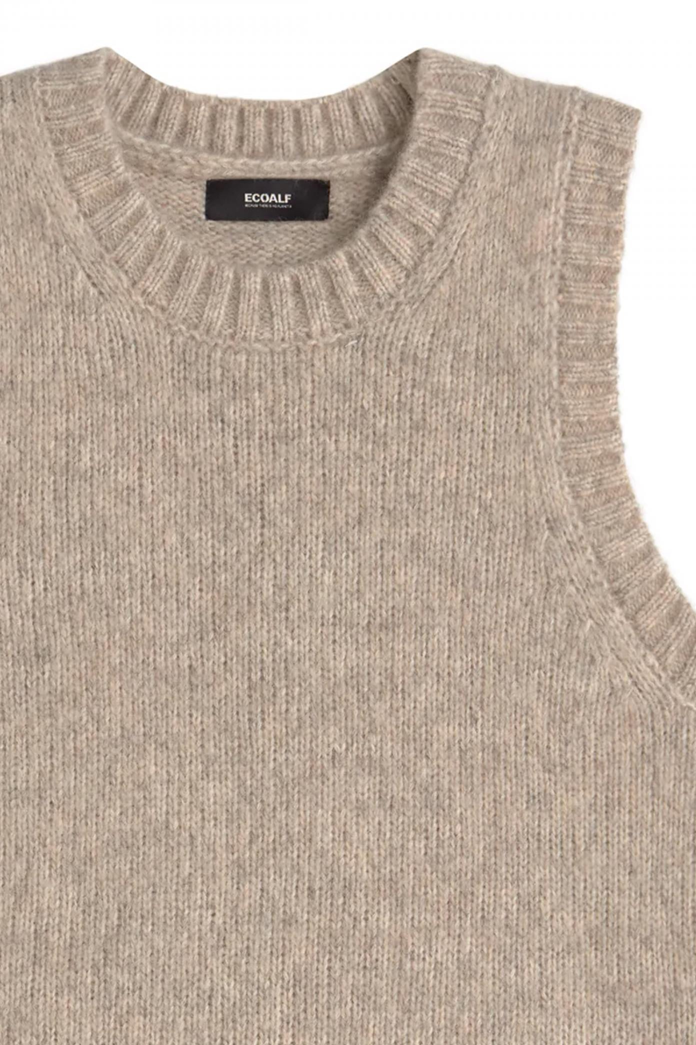 ECOALF MAPLE KNIT WOMAN en color BEIS (2)