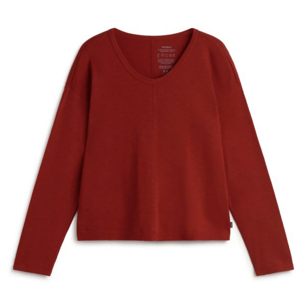 ECOALF ADRAGA T-SHIRT en color ROJO (5)