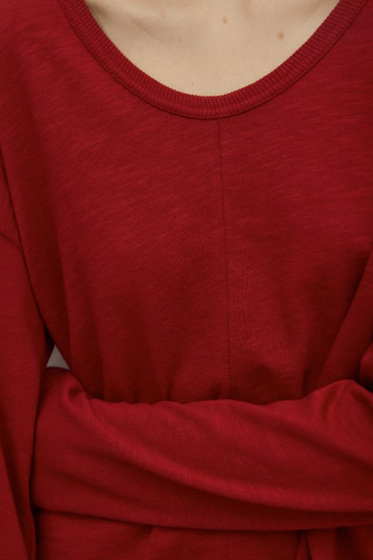ECOALF ADRAGA T-SHIRT en color ROJO (3)