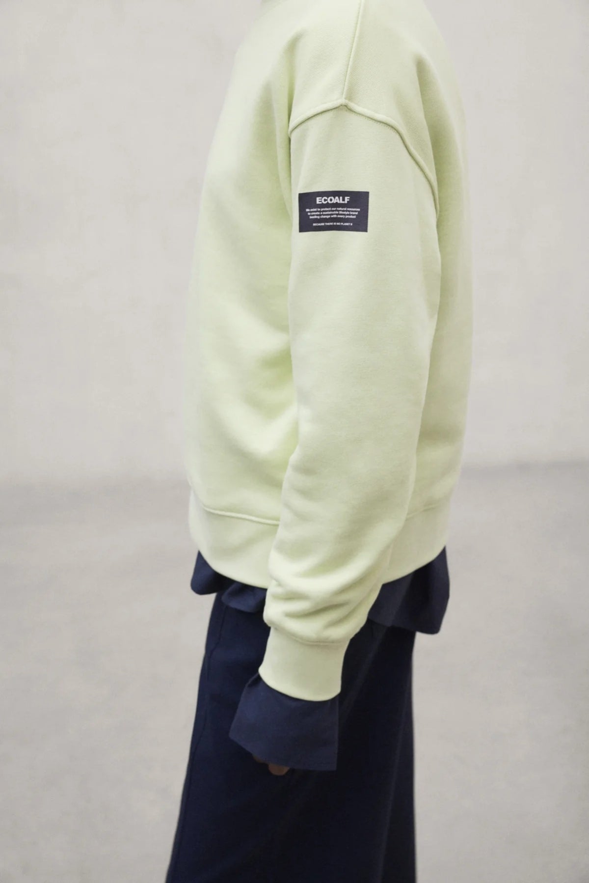 ECOALF MCWGASTGODOY GODOY SWEATSHIRT WO en color AMARILLO (3)