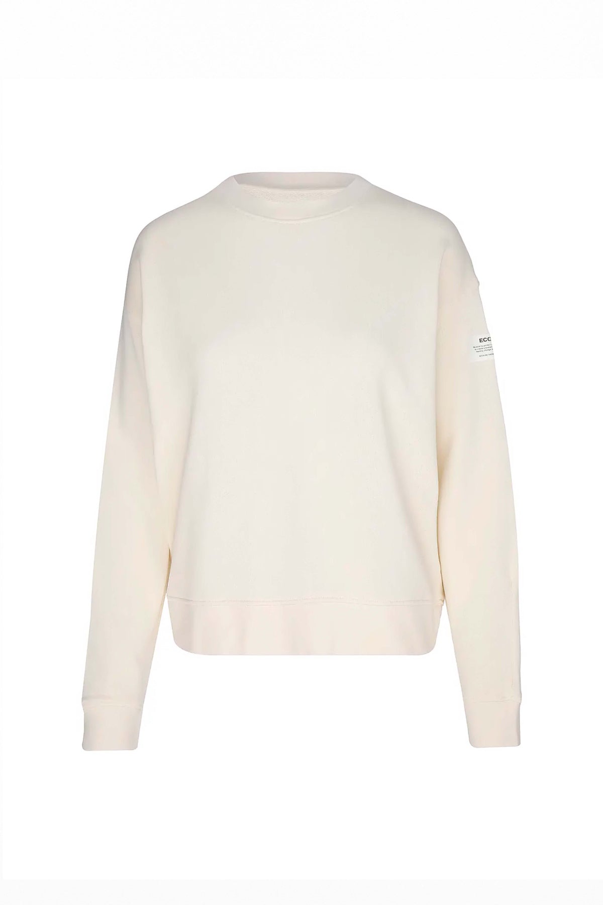 ECOALF GODOY SWEATSHIRT WOMEN en color BEIS (1)