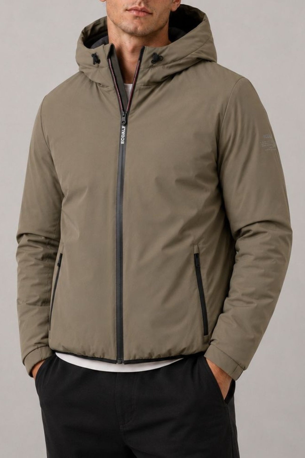 ECOALF CARTES JACKET en color BEIS (3)